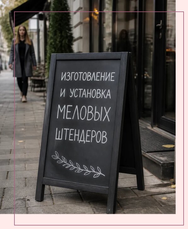 Меловые штендеры в Кизляре по цене от 6605 р. | Аванза-Кзр