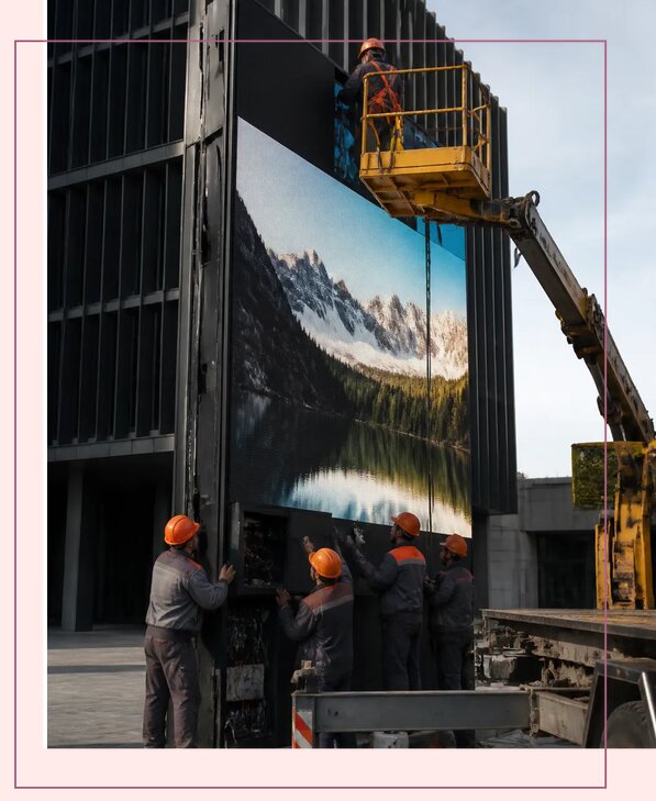 Размещение DOOH рекламы в Кизляре на цифровых экранах